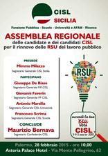 Assemblea regionale RSU Lavoro pubblico