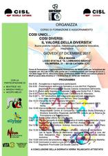 "Così unici, così diversi - Il valore della diversità" 