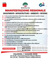 Manifestazione 7 maggio retro p.v.