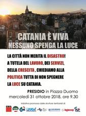 DISSESTO AL COMUNE, DOMANI SIT IN PER "NON SPEGNERE LA LUCE"