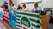 DISSESTO, CGIL-CISL-UIL E UGL AL SIDACO: "CONVOCHI UN TAVOLO PER IL LAVORO"
