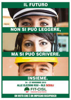 ELEZIONI RSU FERROVIE DELLO STATO, SOSTENIAMO LA FIT CISL!