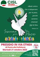 "Maratona per la Pace", domani la prima tappa col presidio "Insieme per la Pace" davanti alla Prefettura    