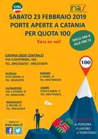 "PORTE APERTE" SU QUOTA 100, DOMANI CAMPAGNA INFORMATIVA ALL'INAS CISL